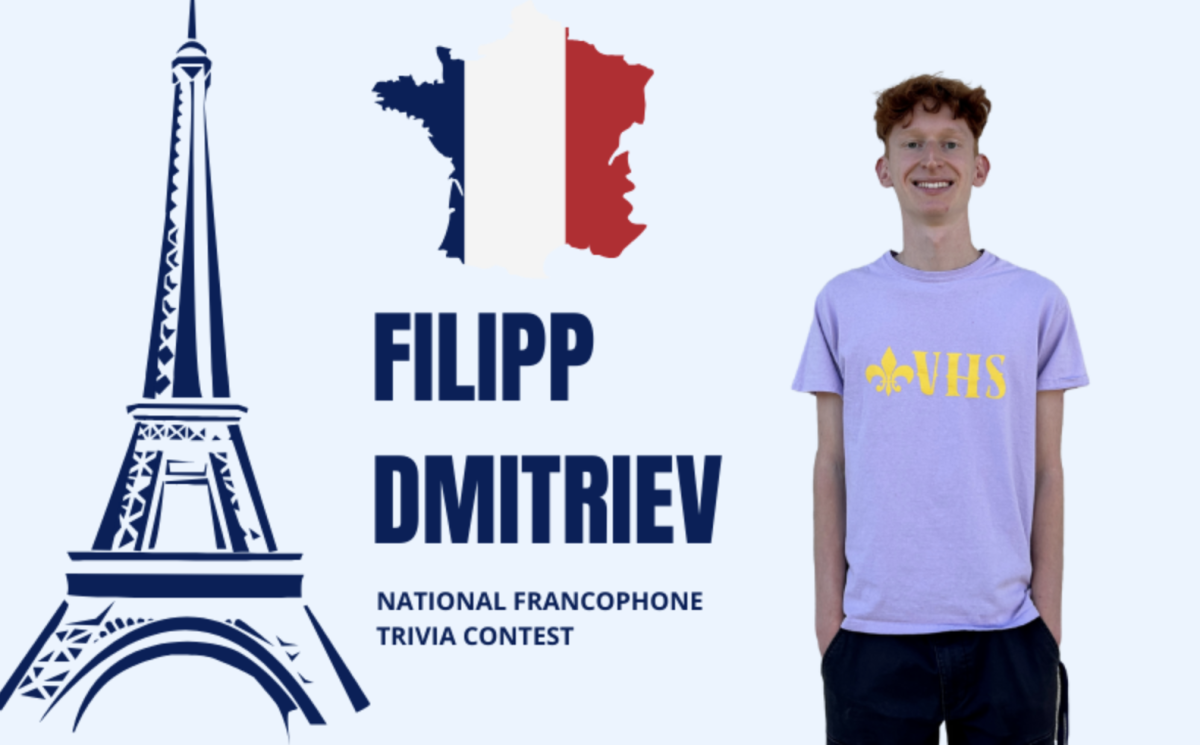 Filipp Dmitriev ('25) qualified for the final round of the National Francophone Trivia Contest out of 13,300 students in his division.